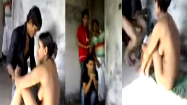 Couple Caught In Force Group Sex – Caught Video